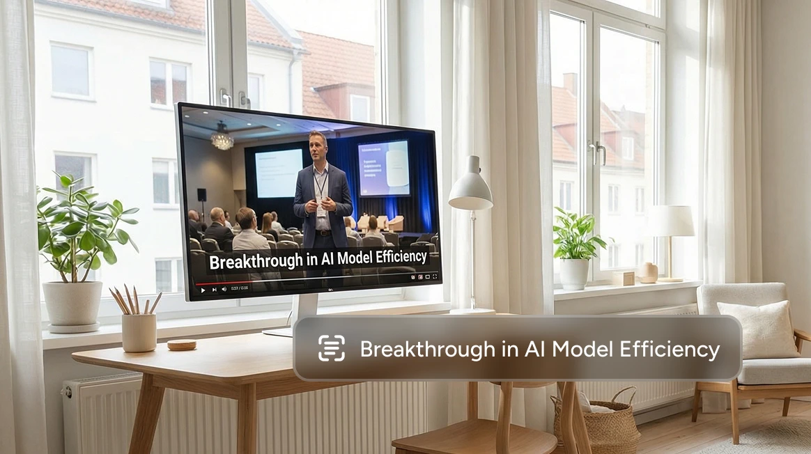 effect of extracting subtitle from a video with aiease image to text converter